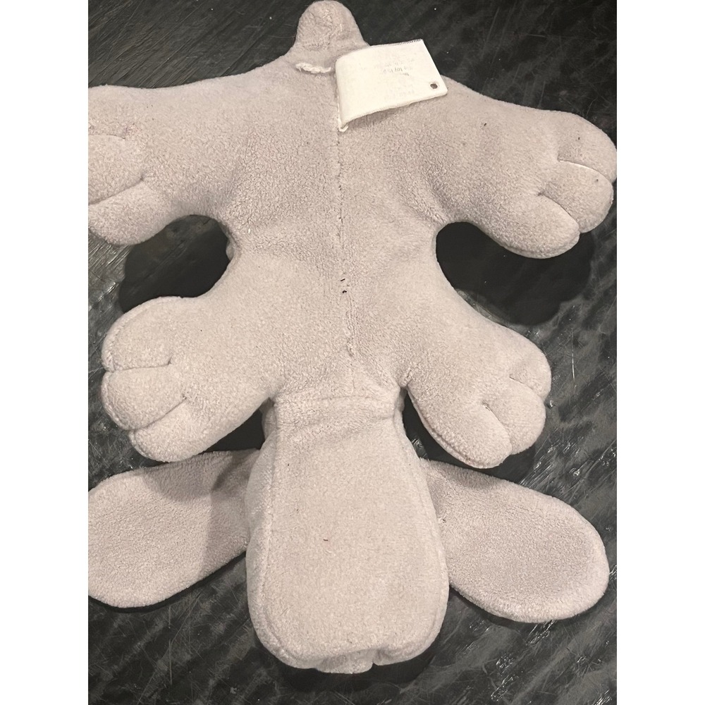 Tonka Pound Puppies 8" Grey Plush Stuffed Animal Puppy Dog 1985 Vintage - Picture 5 of 7